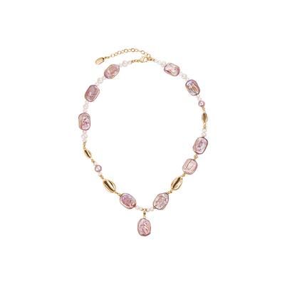 安铂洛利巴洛克珍珠项链女