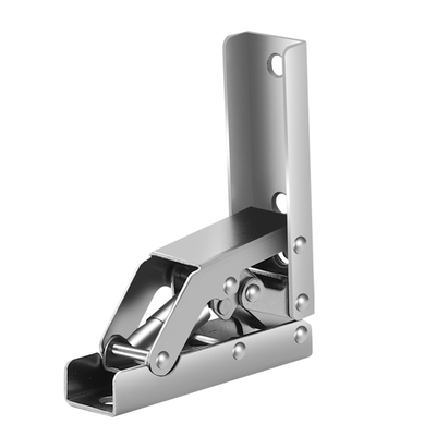 90/180度折叠铰链合页免开槽上翻门隐形门铰衣橱柜门台面支撑固定