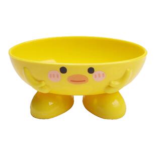 馨帮帮杂货铺小黄鸭肥皂沥水架卫生间卡通塑料家用香皂收纳置物架