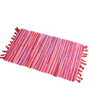 包邮编织棉碎布条吸水地毯厨房客厅地垫茶几卧室床边榻榻米地垫