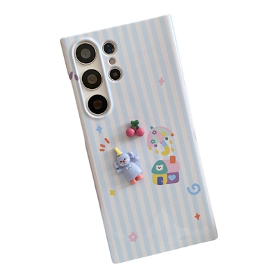 童趣房子适用于三星S25Ultra硬壳S23小众S21Ultr光面菲林气质S22手机壳S21/s23ultra三星创意保护套24ultra