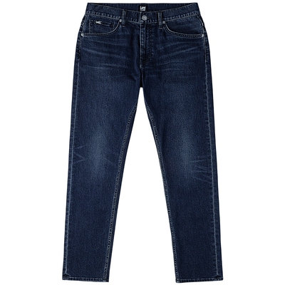 【张凌赫代言】Lee26春夏新品日常经典五袋款牛仔裤深蓝色男潮流