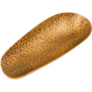 伍家坊锤纹黄铜茶则大号茶道零配配件泡茶用具创意茶荷取茶器茶铲