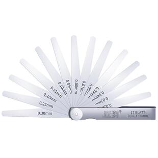 亚润塞尺不锈钢高精度塞规间隙尺套装单片气门厚薄规筛尺塞规尺