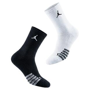 jordan乔丹袜子nike运动儿童男款白色学生纯棉防臭袜耐克篮球袜子