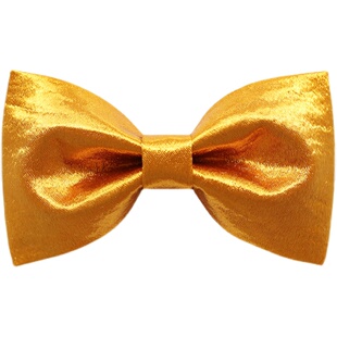 吴大侠橙黄色领结煲呔蝴蝶结婚新郎伴郎婚礼西装衬衫敬酒宴会男