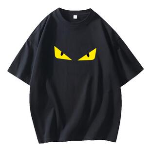 NASA短袖T恤男半袖国潮感印花夏季时尚oversize情侣排汗夏装