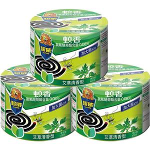 超威艾草蚊香盘家用灭蚊驱蚊非无毒户野外文香盒整箱批送盘托架子