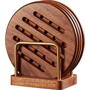 初心实木隔热垫家用餐垫木质杯垫耐高温餐桌盘子桌垫防烫垫子锅垫