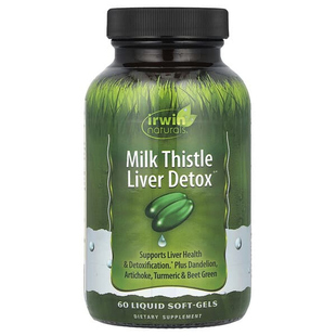 IrwinNaturals 乳蓟肝净化液体软胶囊肝脏健康