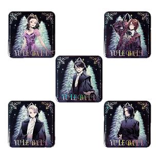 哈利波特华纳正版周边马口铁徽章方形吧唧派对系列人物吧唧摆件