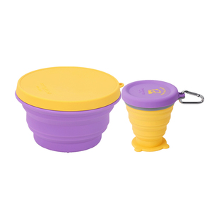 msquare硅胶折叠杯旅行便携杯可装沸水旅游出差迷你饮水杯耐高温