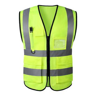 反光安全背心网眼透气夏季环卫荧光衣夜光工地施工马甲定制印logo