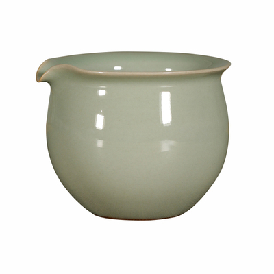 燕庐越窑青瓷秘色瓷中式公道杯