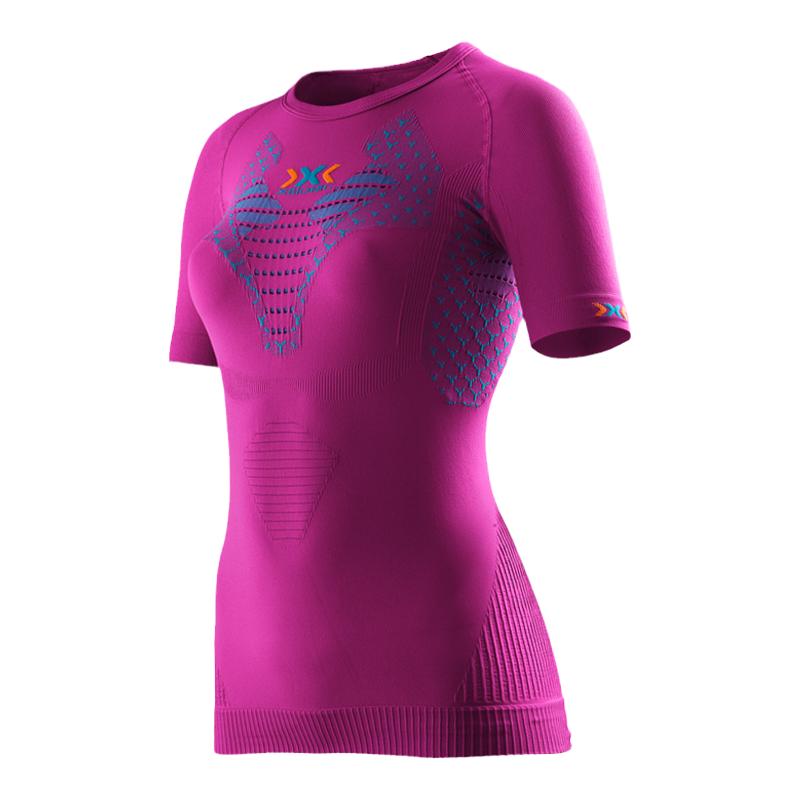 X-Bionic女士倍能马拉松越野跑步压缩运动短袖XBIONIC4.0正品授权