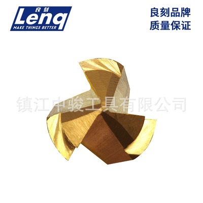 三刃镀钛PPR提口钻头开口钻头六角柄 20/25/32水管专用扩孔开孔器