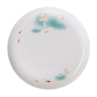 华光国瓷 骨瓷餐具单品 健康釉中彩家用中式 抗菌碗盘碟 春江水暖