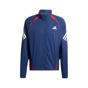adidas阿迪达斯梭织夹克26新款男透湿排汗跑步运动外套 KA8725