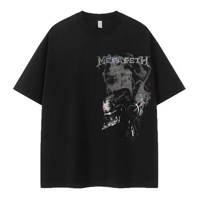 Megadeth复古美式街头T恤