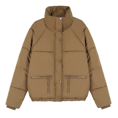 啄木鸟冬季立领棉服女款2025新款短款小棉袄妈妈冬装加厚棉衣外套