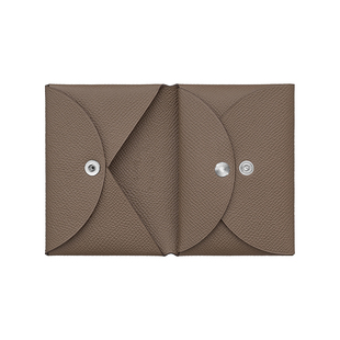 新款卡尔维卡包Calvi Duo材料包半成品女士钱包法国掌纹牛皮手工