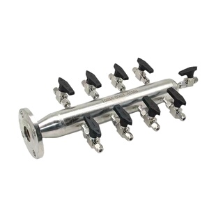 304不锈钢气源分配器KFQ空气分配装置多管路气动元件分配器可定制