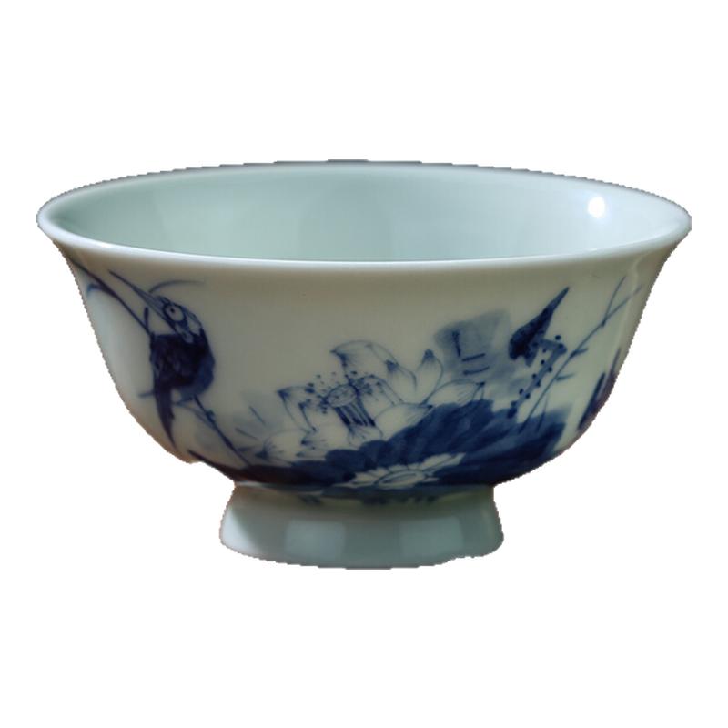 贵和祥青花手绘品茗杯功夫茶具