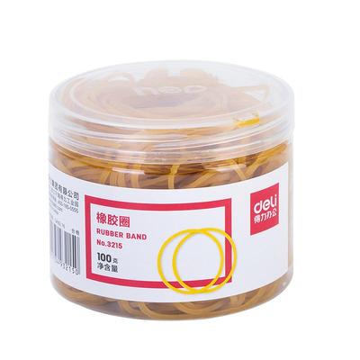 得力高弹力橡皮筋黄色牛皮筋工业