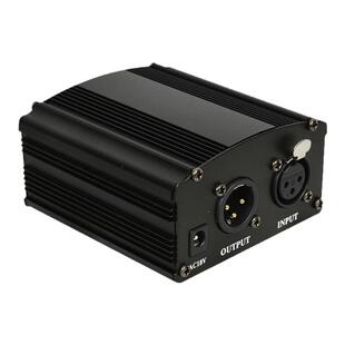 48V幻象电源电容麦克风无噪声大振膜幻想电源供电器放大通用