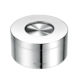 摩登MODERN高级创意个性潮流烟灰缸不锈钢封闭式带盖防飞灰男礼品