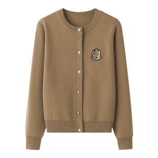 东京岁时记jk开春穿搭棕色针织衫上衣学院风小个子显瘦毛衣外套女