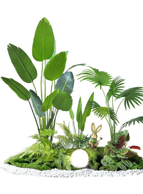 造景设计仿真绿植整套发货