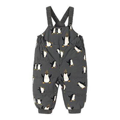 迷你巴拉巴拉宝宝三防羽绒背带裤