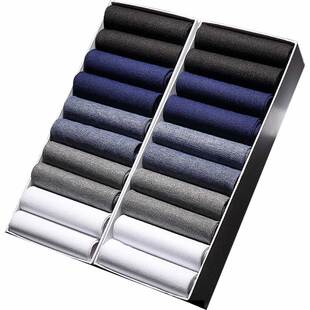 南极人冰丝袜子男款夏季薄款10A抗菌防臭中筒夏天男士黑色长袜PB