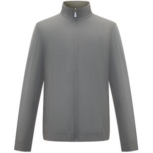 【功能材质】LAMPO/蓝豹夹克男舒适功能立领拉链素面百搭外套