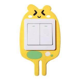 夜光开关贴卡通插座装饰墙贴套开关保护套遮挡边框套家用插头挂钩