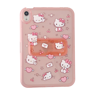 透明彩绘软壳ipad11代保护壳小众ins插画2025款A16平板保护套air7 11寸M3第9代10.2寸无盖轻薄mini6/4带支架