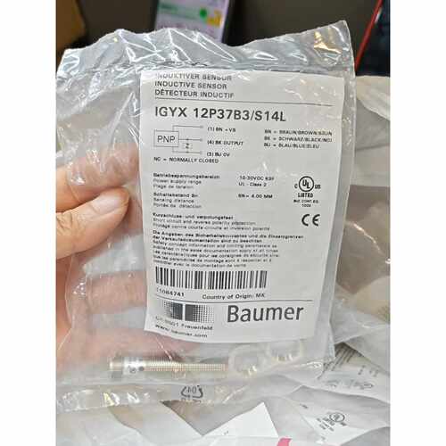 询价Baumer接近开关IGYX 12P37B3/S14L