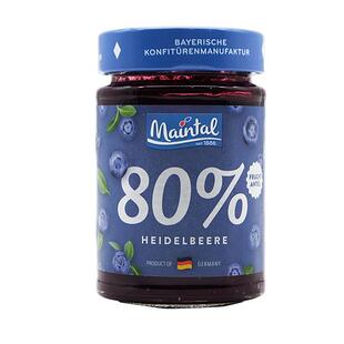 【自营】美茵塔尔德国原装进口果酱80%蓝莓果肉果酱早餐面包涂抹