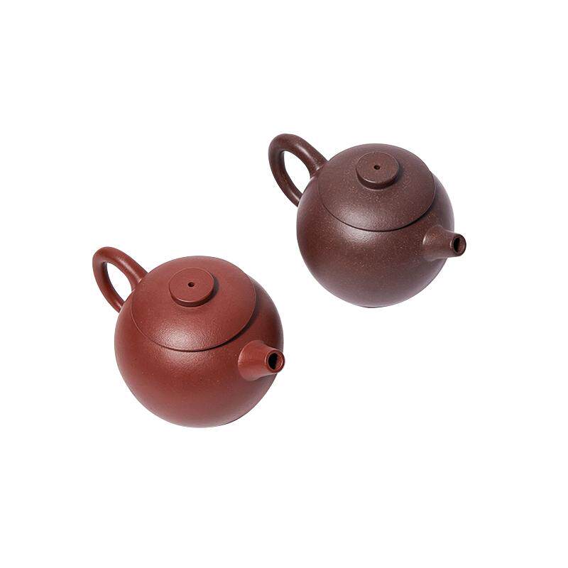 「上下」紫砂具轮壶茶具