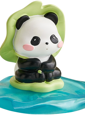 熊猫周边文创礼物手机支架创意可爱工位情绪稳定办公桌面装饰摆件