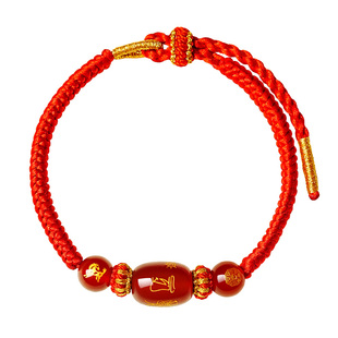 宫里上新2026马年本命年红绳女款手绳生肖马护身符属马新年礼物