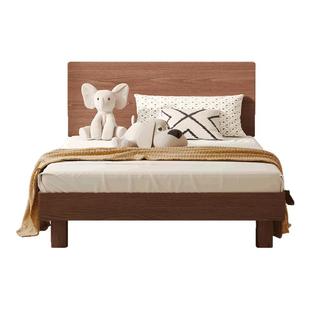 橡木全实木儿童床男孩女孩蒙氏地台床青少年榻榻米家用小床单人床