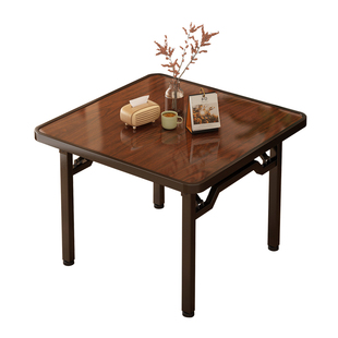 折叠餐桌正方形四方桌小户型家用不占空间儿童写字桌书桌学习桌子