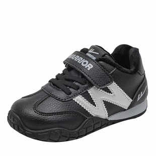 回力童鞋儿童棉鞋加绒加厚2025新款冬季女童德训鞋男童皮面运动鞋