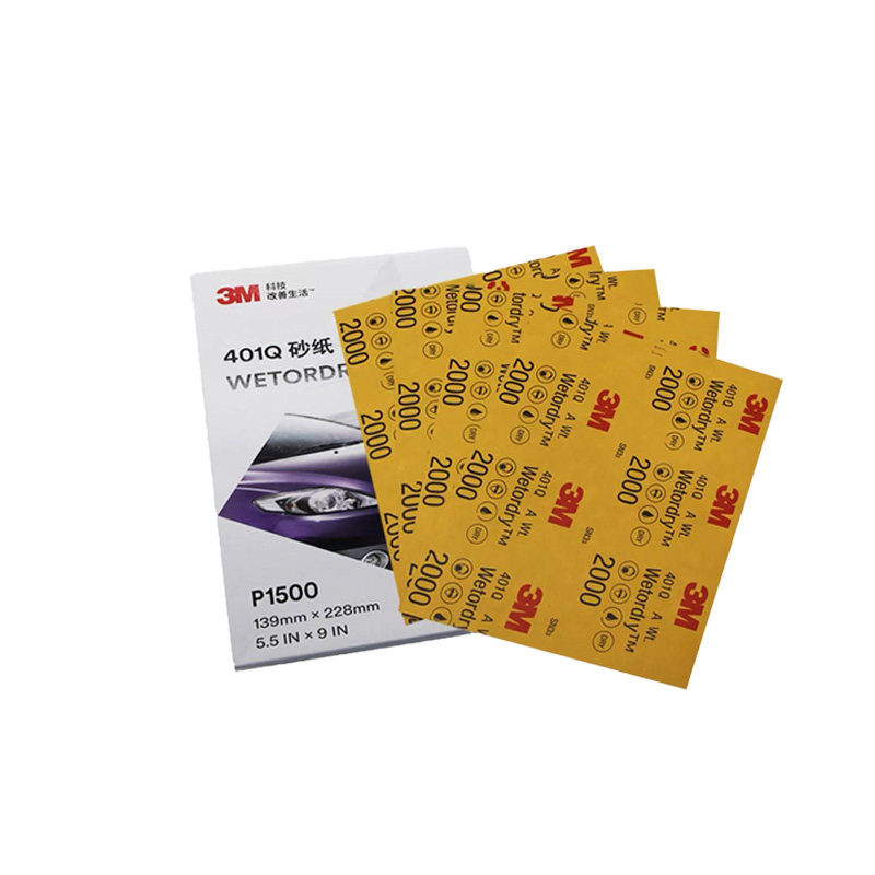 3M401Q水磨砂纸汽车喷漆抛光