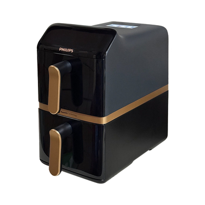 飞利浦空气炸锅全自动家用NA462可视化10L双仓大容量多功能