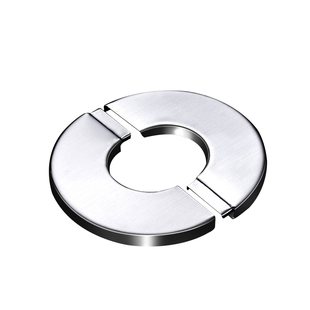 水龙头装饰盖三角阀卡扣花洒不锈钢遮丑盖燃气管水管道水阀装饰圈