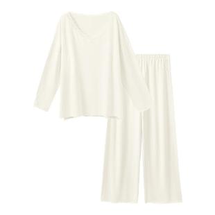 刘雯同款ubras软绵绵家居服女士睡衣带胸垫情侣套装舒适新款秋冬