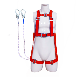 五点式高空作业安全带5点式安全绳套装三点3点式双挂钩国标保险带